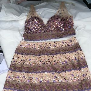 Size 6 2 piece Jovani Dress worn for 3 hours